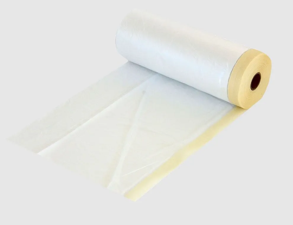 Abdeckfolie mit Klebeband