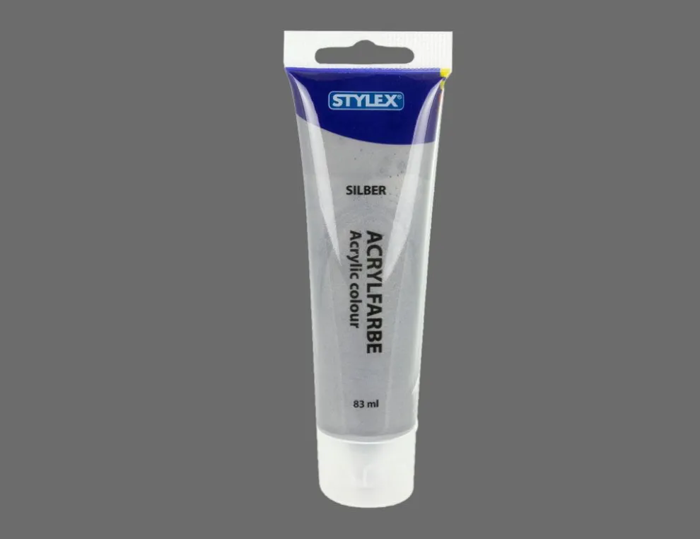 Acrylfarbe silber
