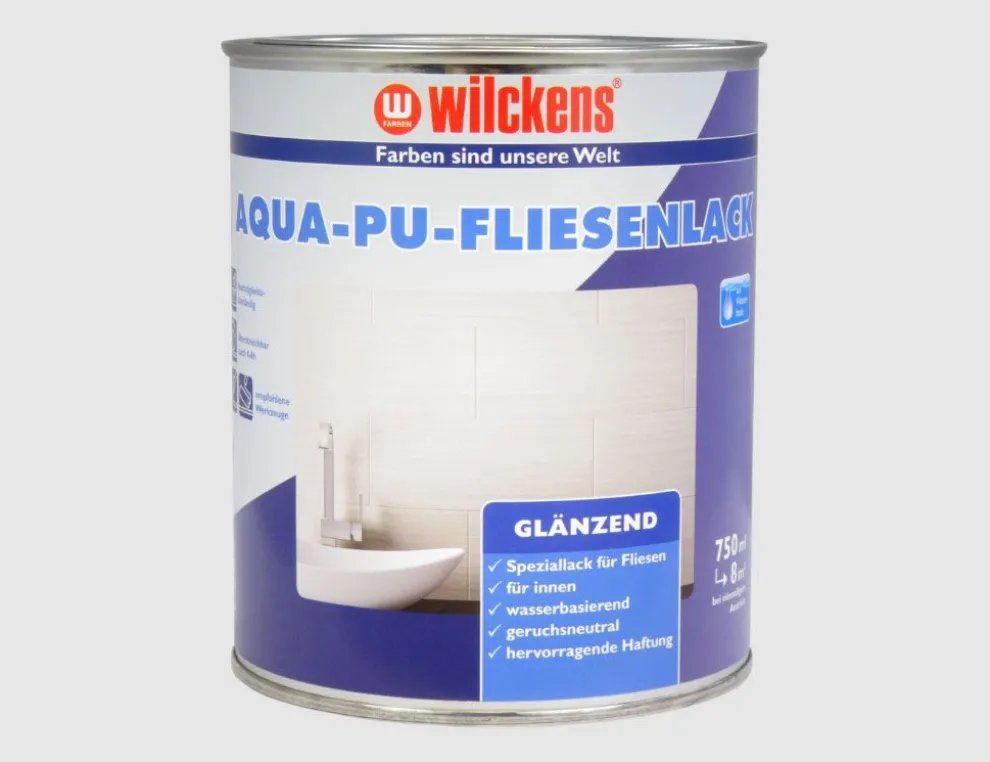 Aqua-PU-Fliesenlack glänzend