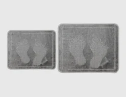 Badgarnitur Footprint silber