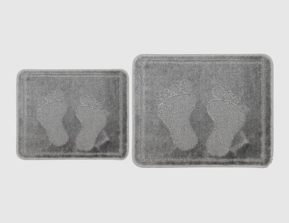 Badgarnitur Footprint silber