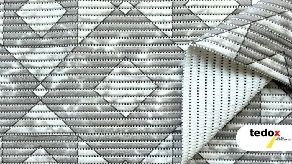 Badgarnitur Geometrie Greige