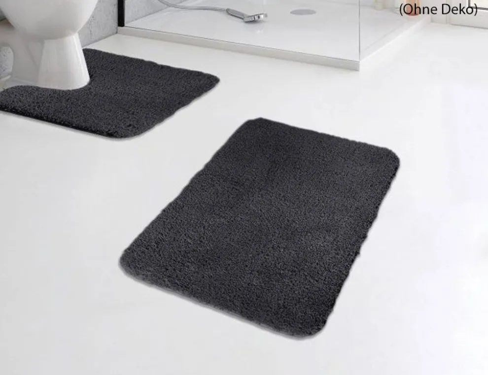Badgarnitur Goa Schwarz Hänge-WC