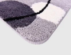 Badteppich Bubbles II grau