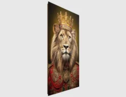 Bild Crowned Lion 60x90cm