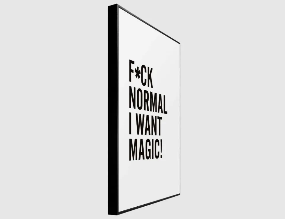Bild Slim Frame Black I Want Magic 20x30cm