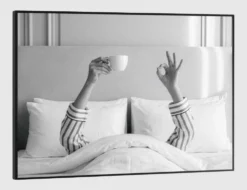 Bild Slim Frame Black Perfection 30x40cm