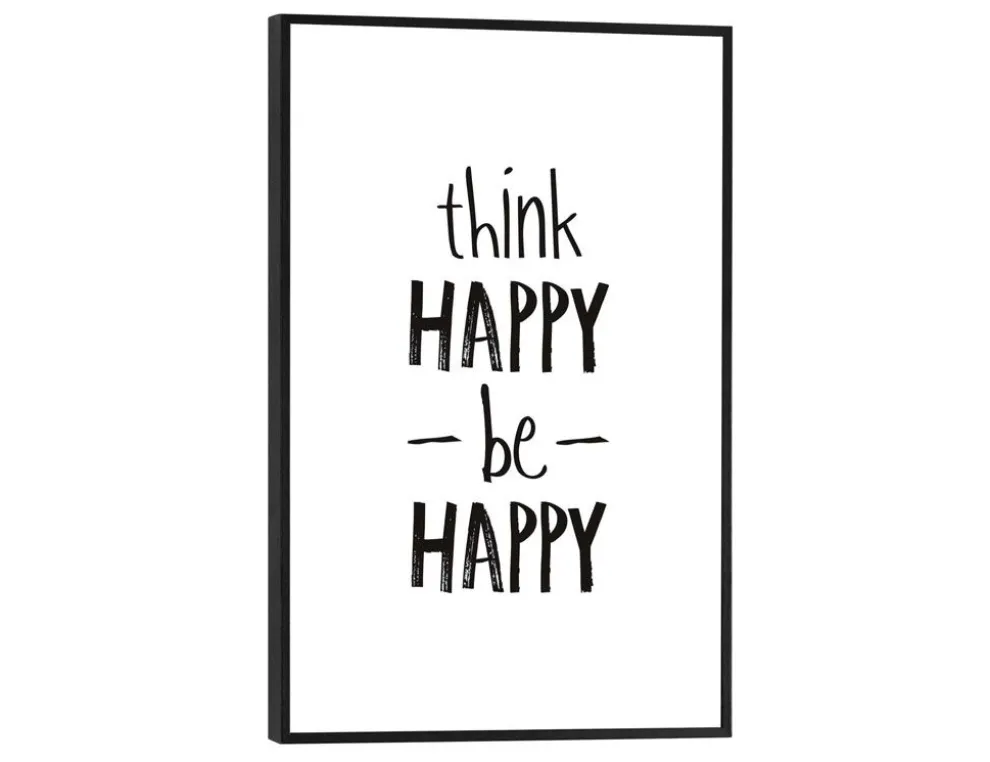 Bild Slim Frame Black think happy