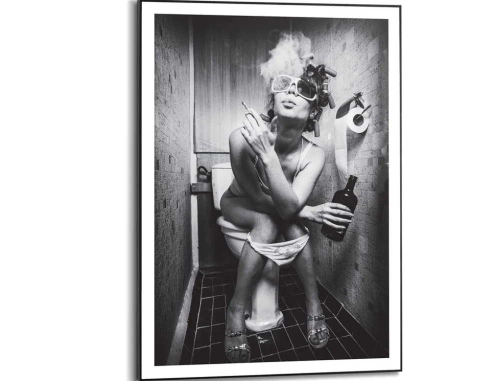 Bild Slim Frame Black Toilette