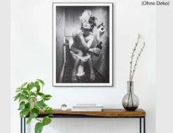 Bild Slim Frame Black Toilette
