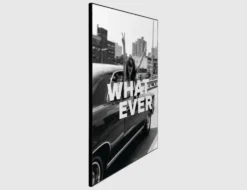 Bild Slim Frame Black What Ever 50x70cm