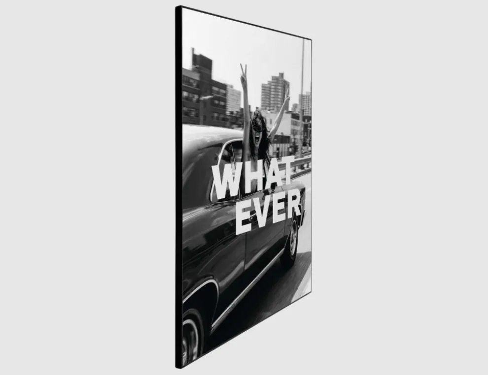 Bild Slim Frame Black What Ever 50x70cm