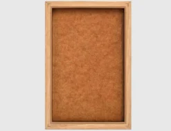 Bild Slim Frame Wood Aqua Flower