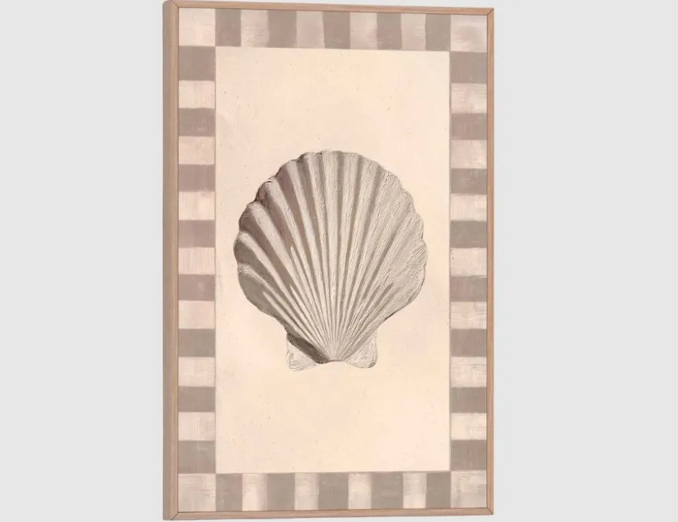 Bild Slim Frame Wood Beautiful Shell 20x30cm