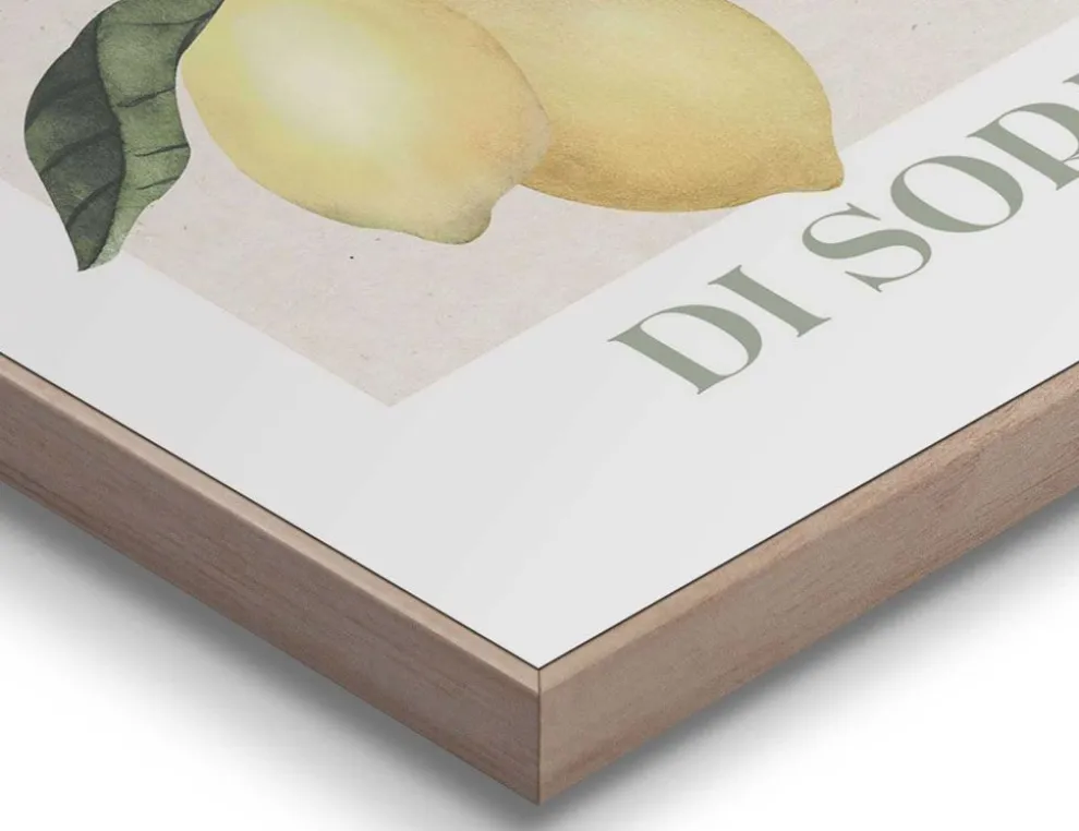 Bild Slim Frame Wood Limoni