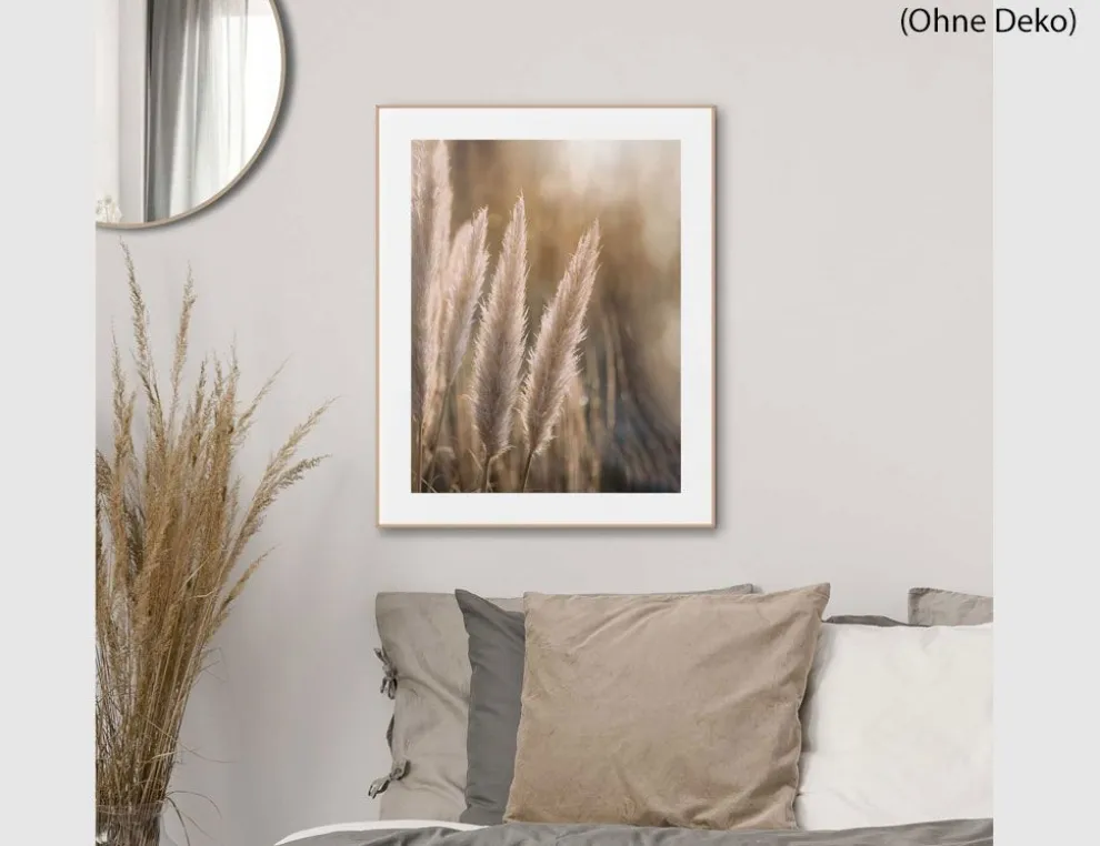 Bild Slim Frame Wood Pampasgras 2