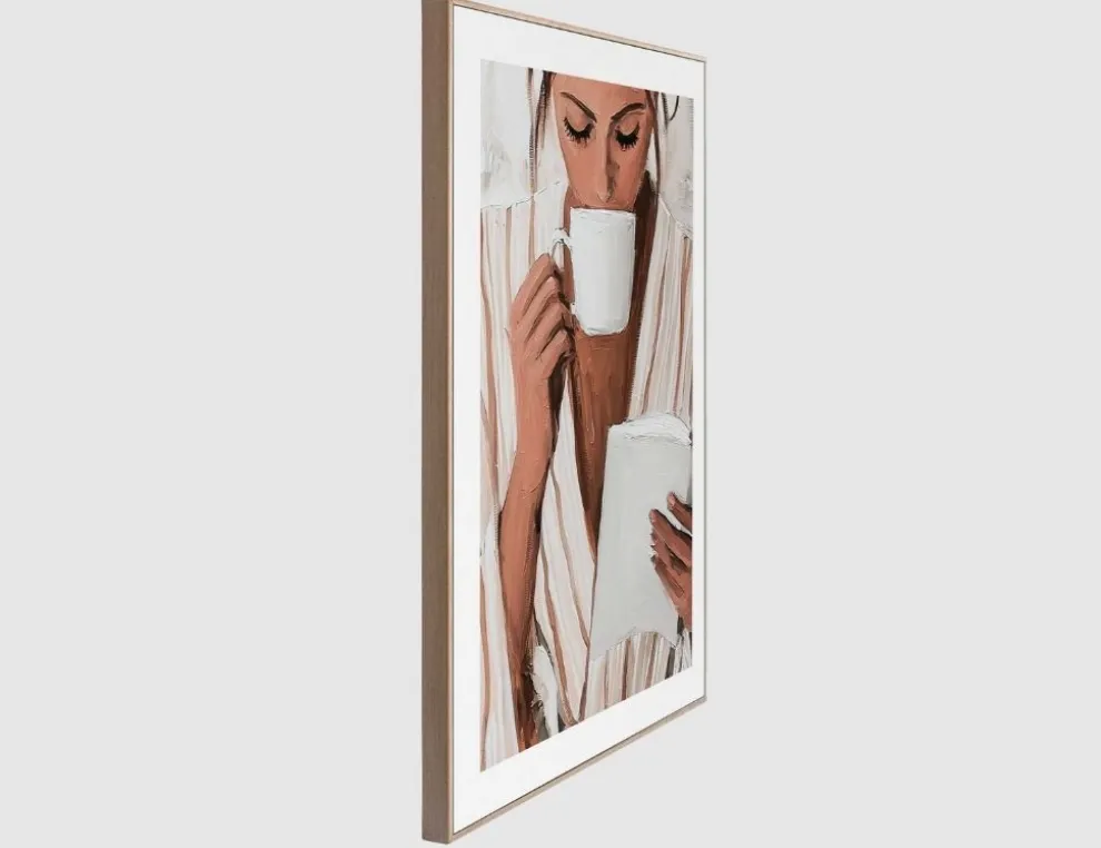 Bild Slim Frame Wood Relaxing Time 30x40cm