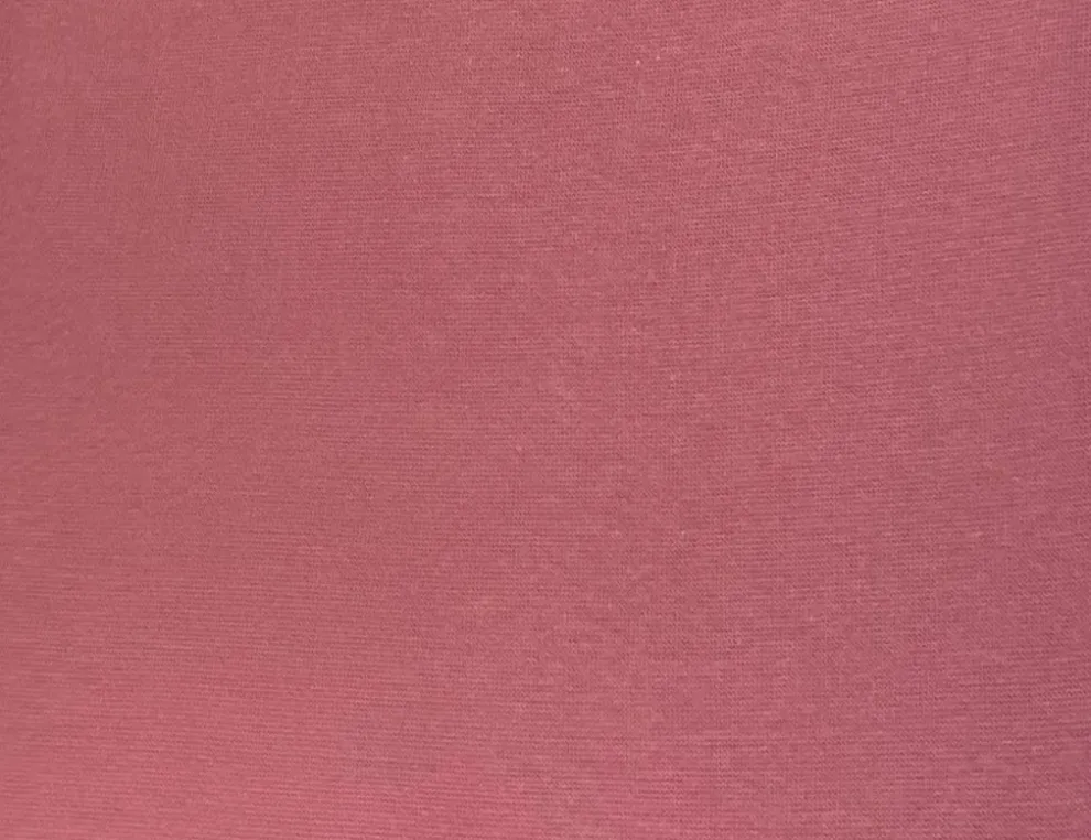 Bündchenstoff Uni Fraise