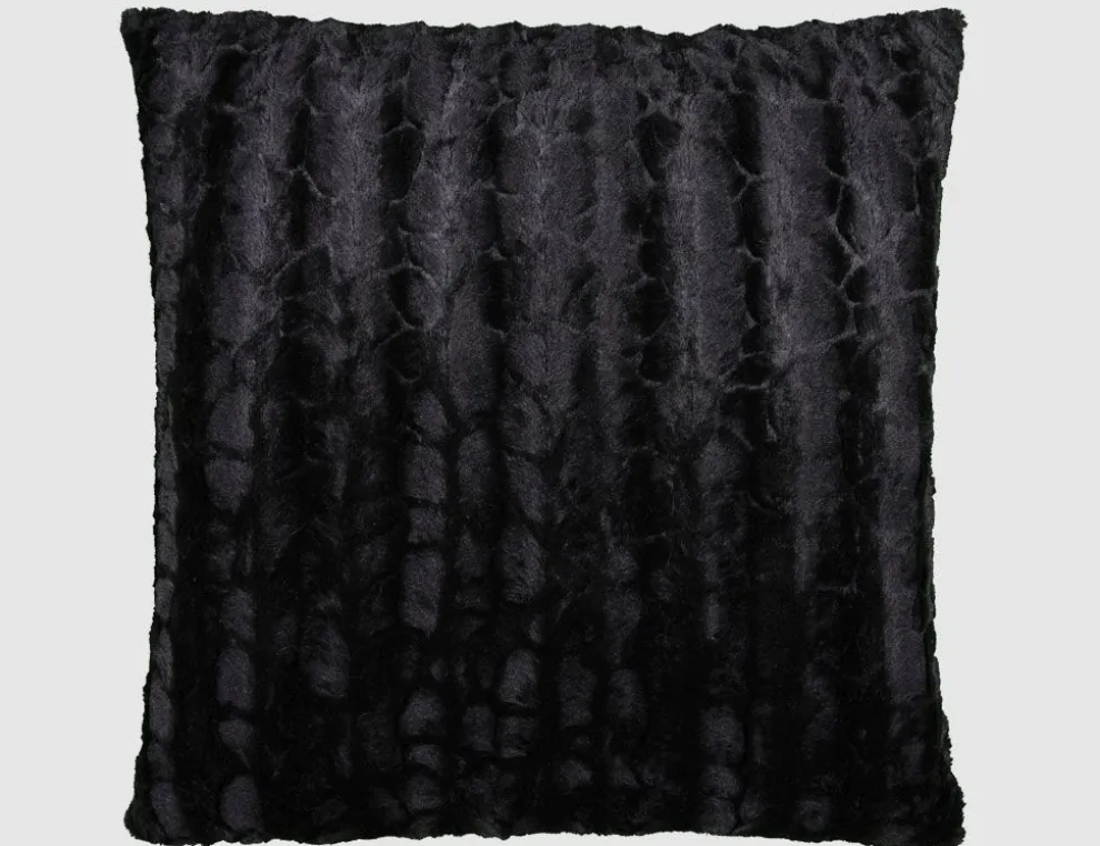 Bodenkissen Fury Schwarz 60x60cm