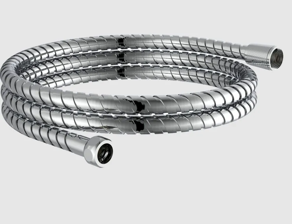 Brauseschlauch Edelstahl Chrom