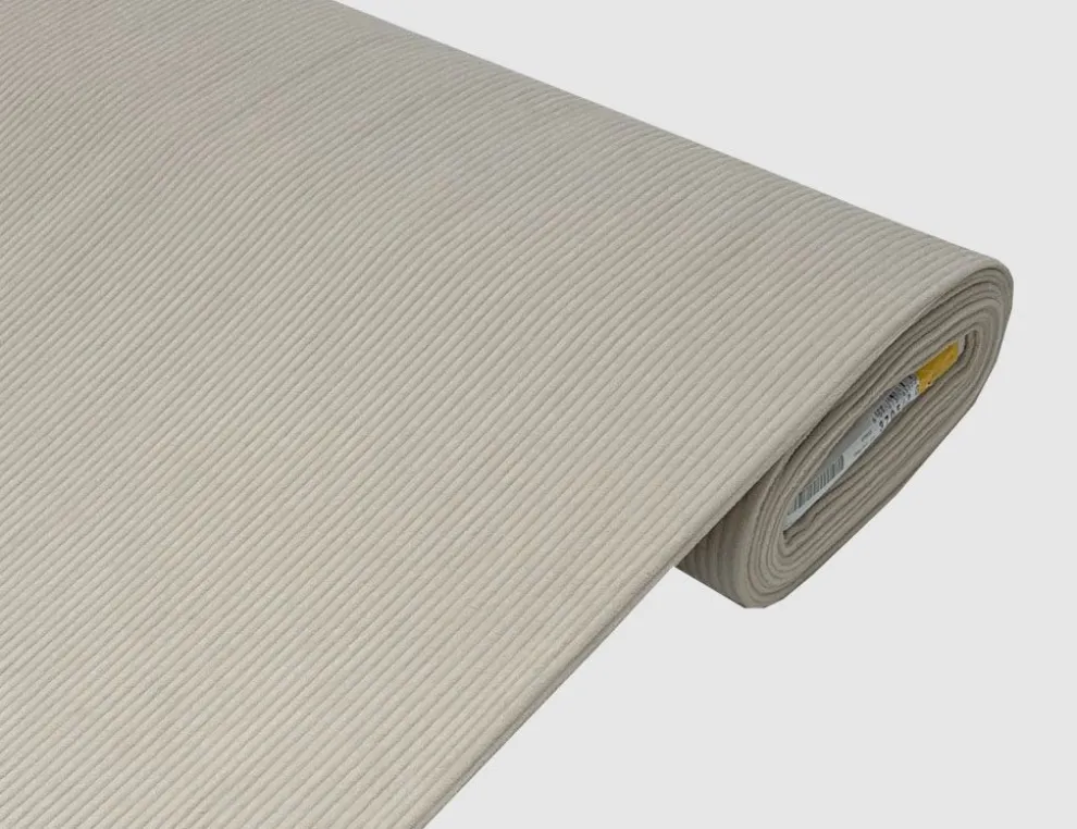 Cordstoff Uni Natur