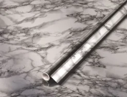 d-c-fix Klebefolie Metallic Marble Grau