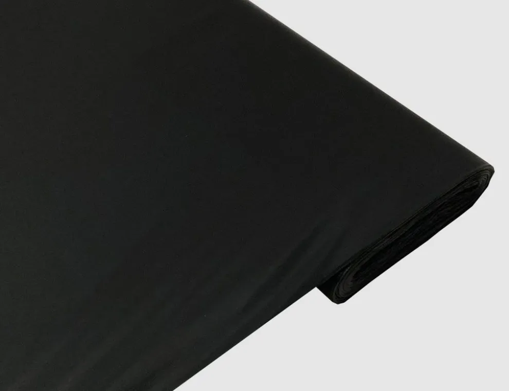 Dekostoff Foliendruck Schwarz