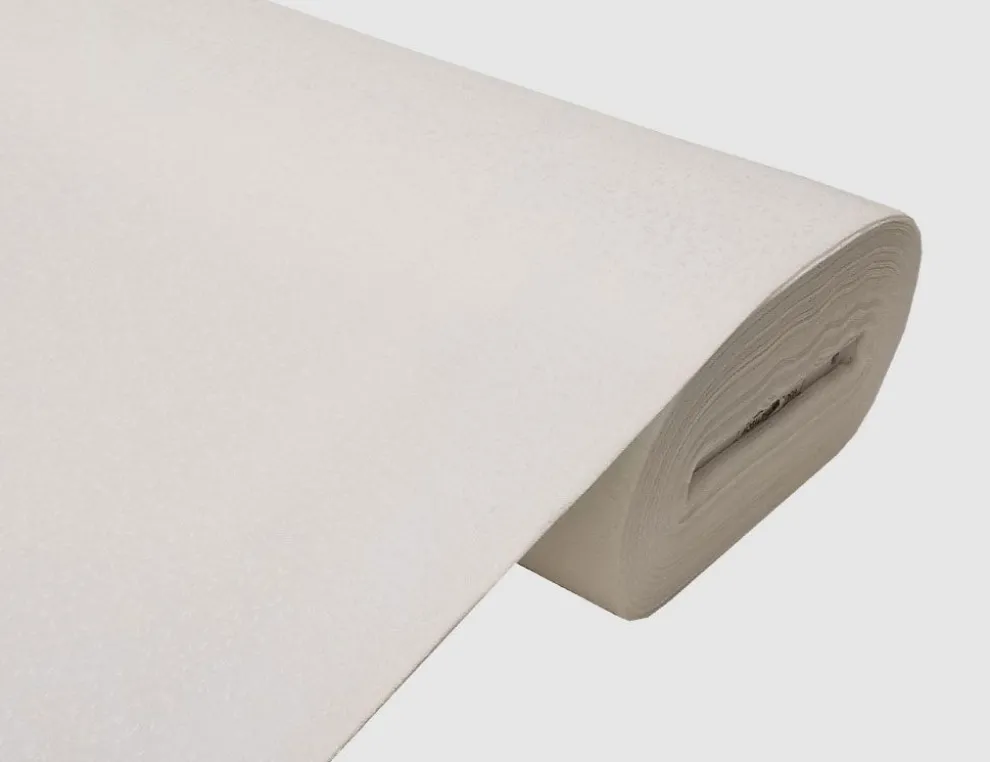 Dekostoff Jacquard Allover Weiß