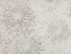 Dekostoff Jacquard Blumen Grau