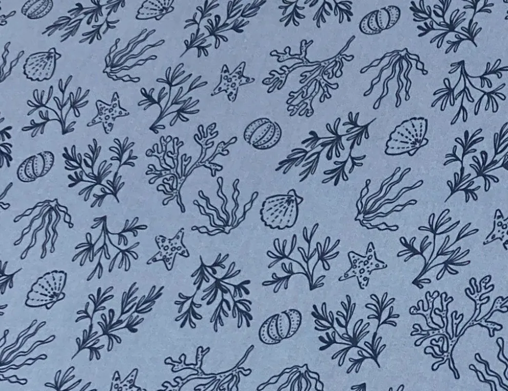 Dekostoff Maritim Blau