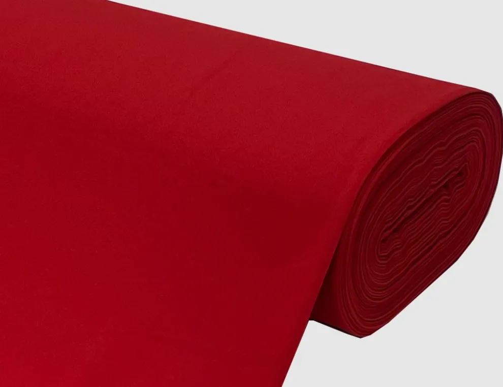 Dekostoff Satinette rot