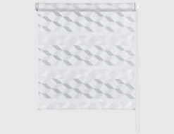 Doppelrollo Mini Grau 85x150cm