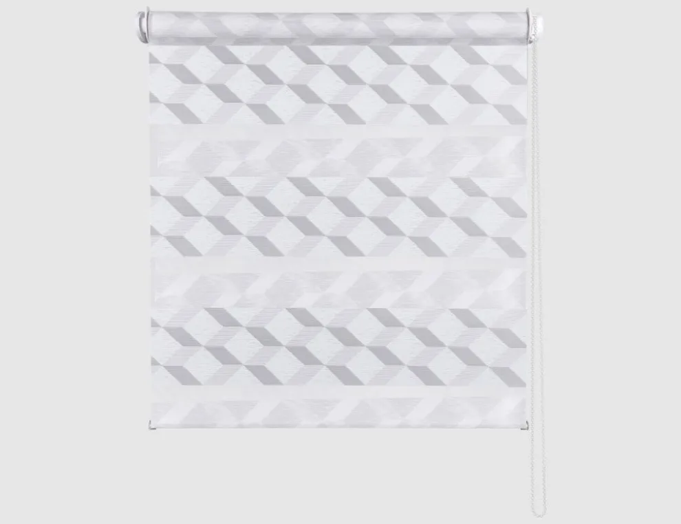 Doppelrollo Mini Grau 85x150cm