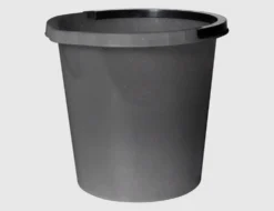 Eimer mit Ausguss 10L silber