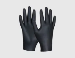 Einweghandschuhe Nitril L Schwarz