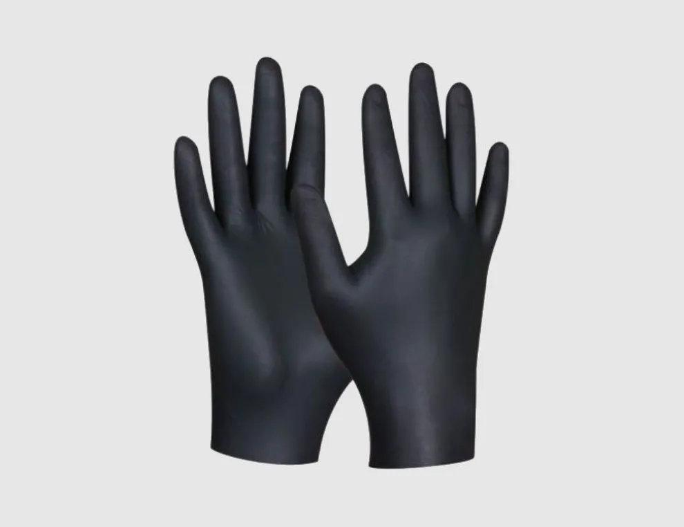 Einweghandschuhe Nitril M Schwarz