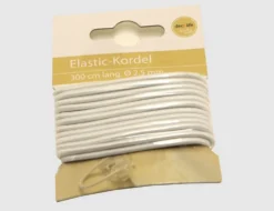 Elastic-Kordel weiß