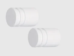 Endstück Weiß 20 mm Mira