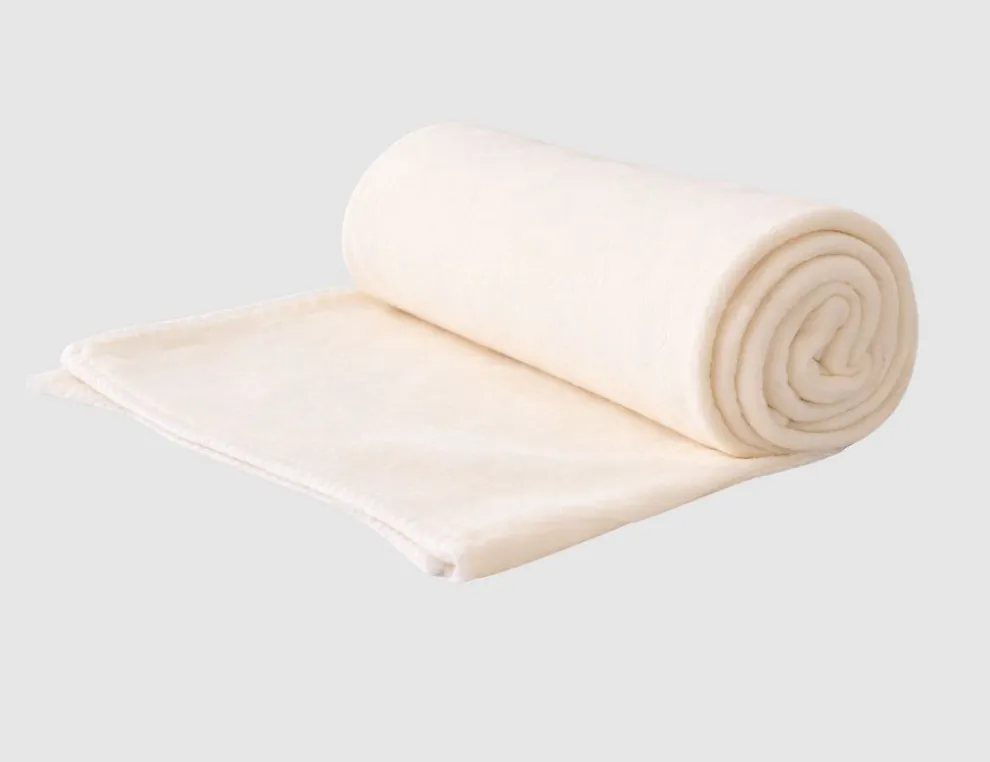Fleecedecke Creme 130x160cm