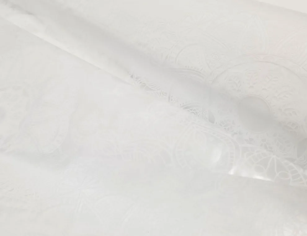 Folie Kreise Transparent, Weiß