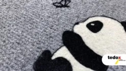 Fußmatte Panda Schmetterling