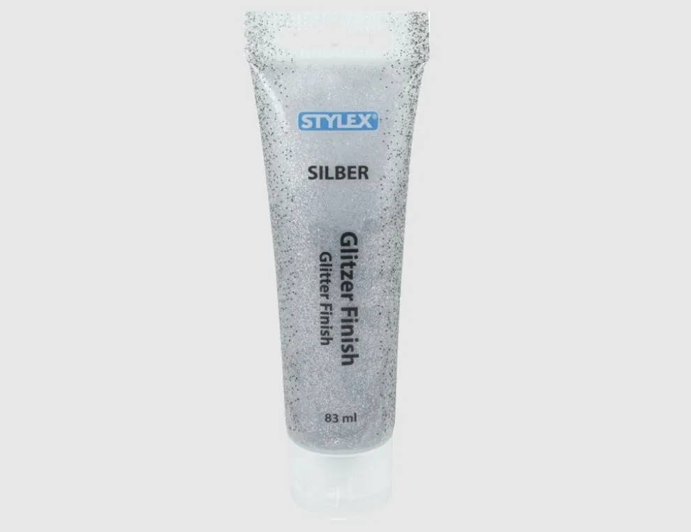 Glitzer Finish Silber