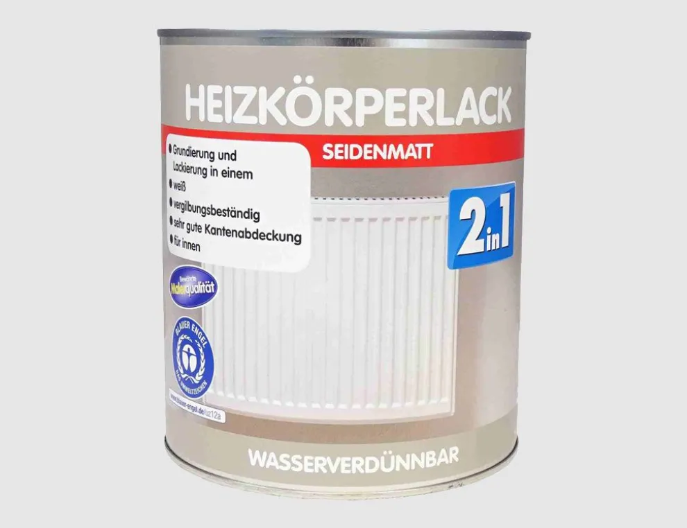 Heizkörperlack 2in1 seidenmatt