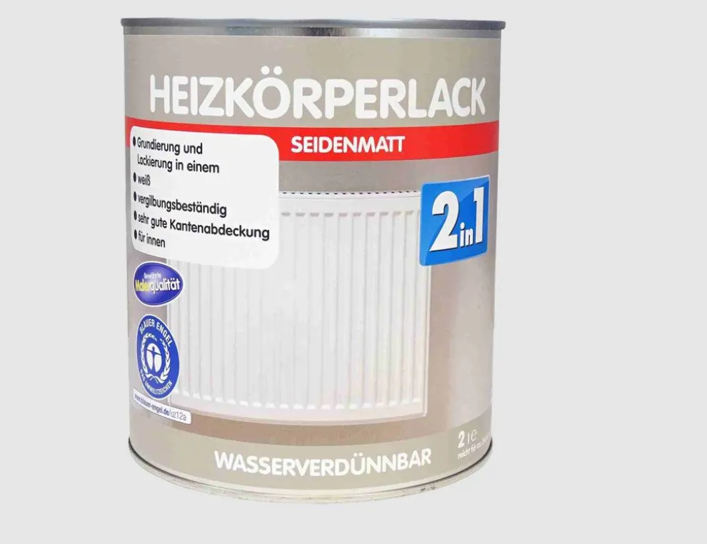 Heizkörperlack 2in1 seidenmatt