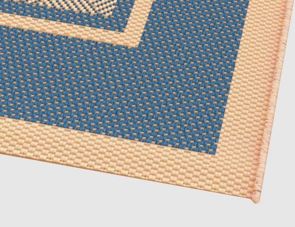 In- und Outdoor Teppich Pia Blau