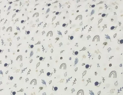 Jerseystoff Schnecke Beige