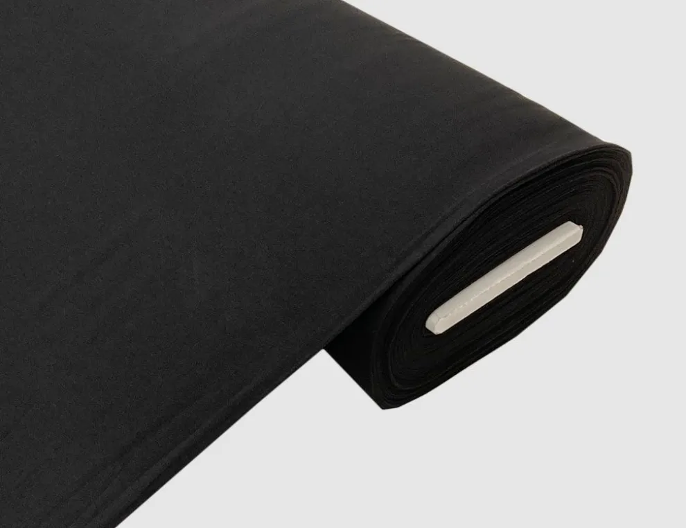 Jerseystoff Uni Schwarz