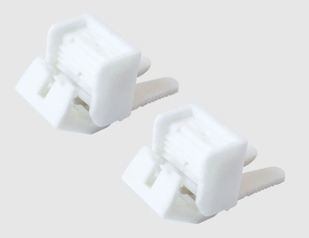 Klemmhalter Doppelrollo Weiß