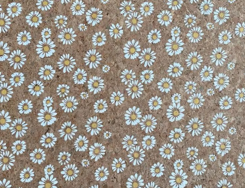 Korkstoff Gänseblümchen Weiß