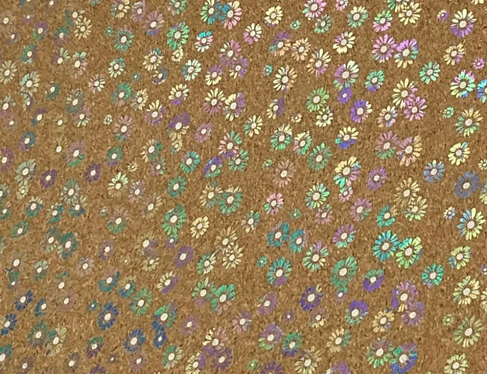 Korkstoff Streublümchen Bunt